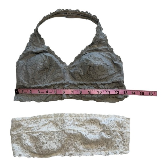 Aerie Strapless Lace Bra & Bralette Bundle - Size Medium - Picture 5 of 10